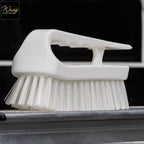 white colour coded hand grippy brush