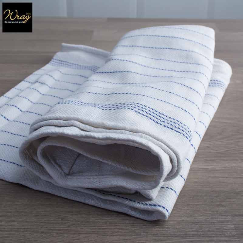 white cotton tea towels x 10