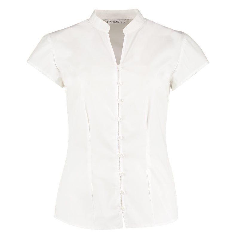 white elegant cap kk727 corporate shirt