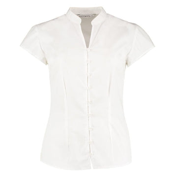 white elegant cap kk727 corporate shirt