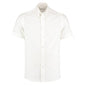 white kustom kit oxford short sleeve shirt