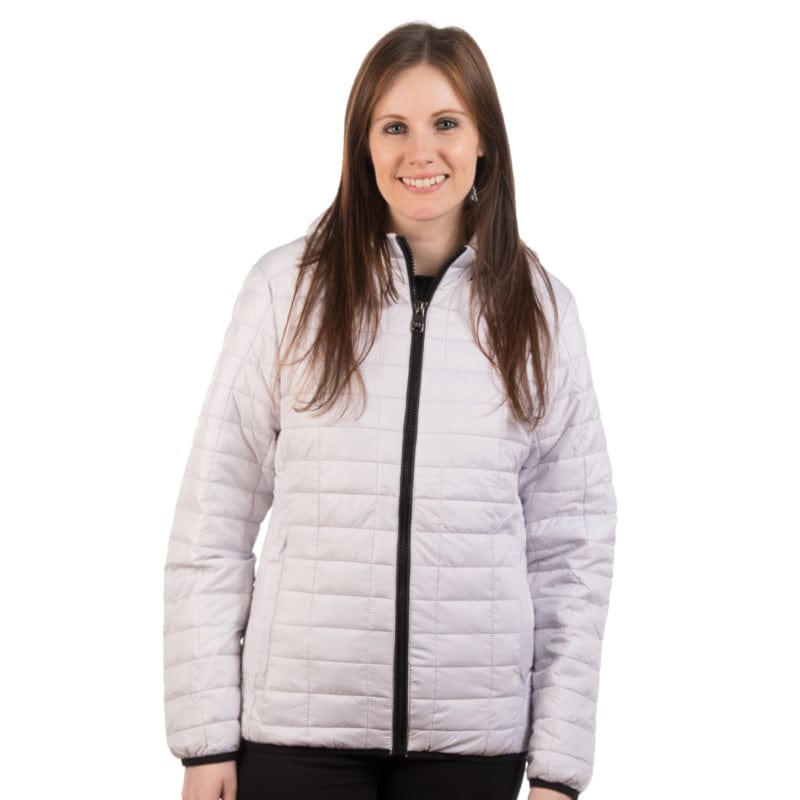 white ladies honeycomb jacket