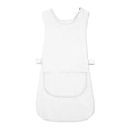 white long length tabard w193