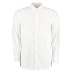 white long sleeve poplin business shirt