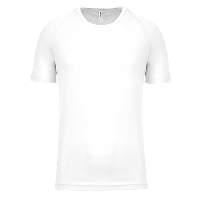 white mens gym t shirt