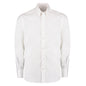 white mens tailored oxford shirt