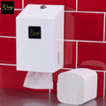 white metal bulk pack dispenser