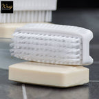 white nail brush
