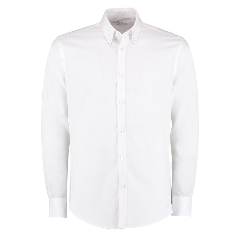 white non iron oxford twill shirt