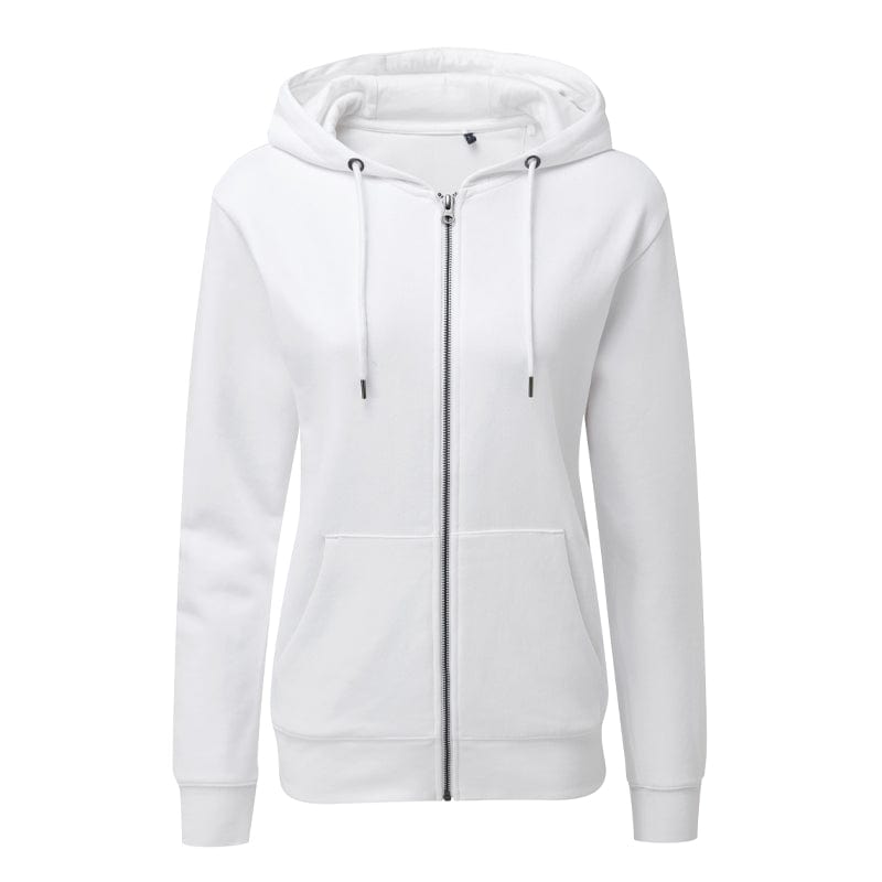 white organic cotton aq081 hoodie