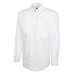 white polycotton mens oxford shirt