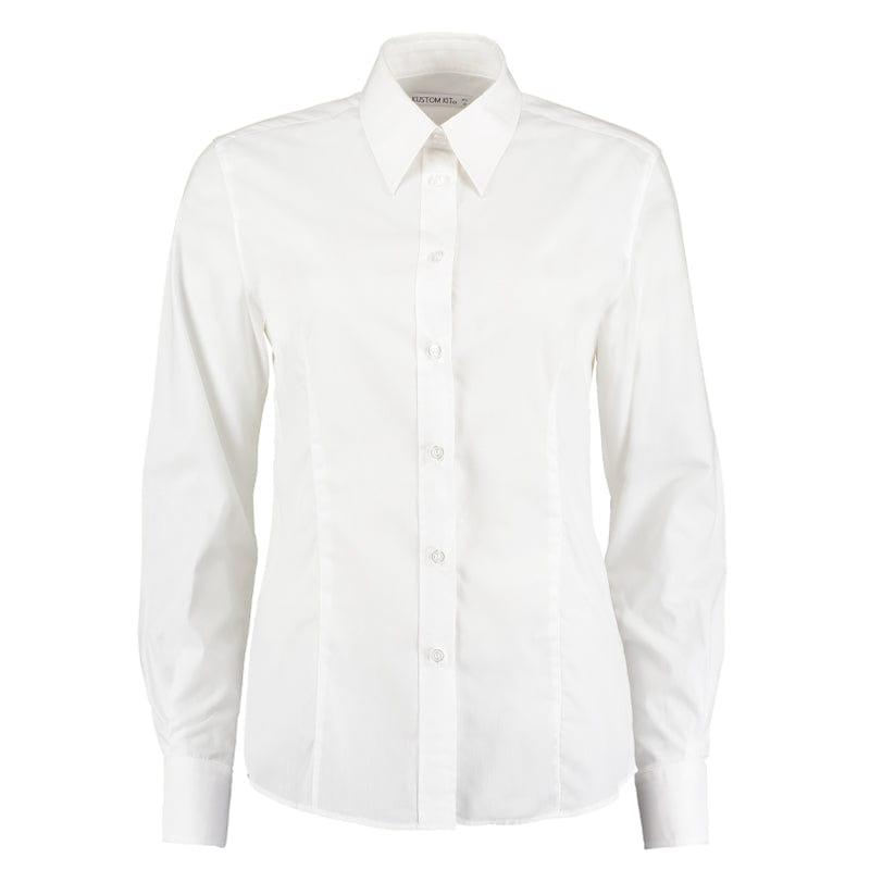 white poplin shirt kustom kit kk729