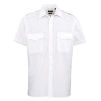 white pr212 mens pilot shirt