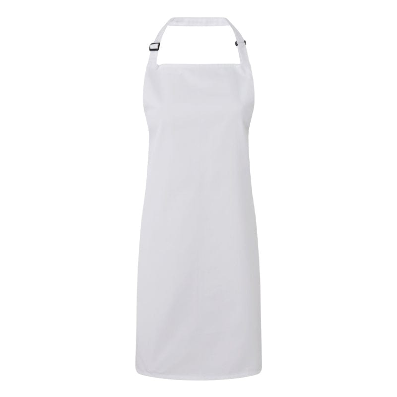 white professional bar apron