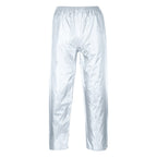 white rain trousers portwest