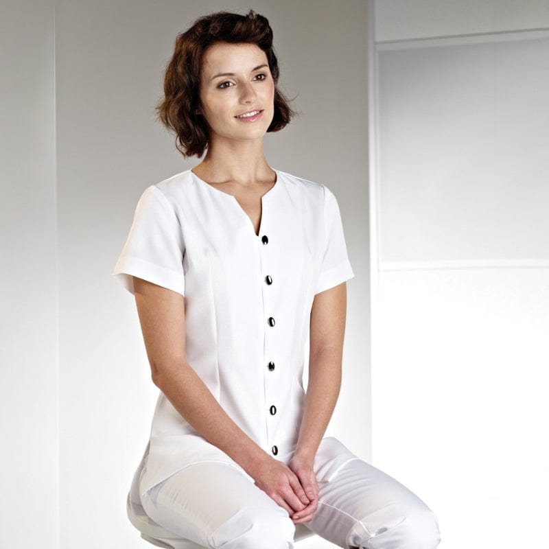 white spa tunic r14