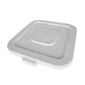 white square bin lid huskee