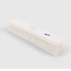 white stiff platform broom head