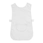 white studded pocket tabard