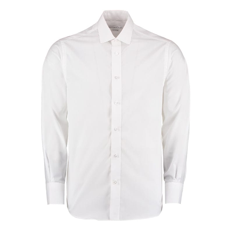 white tailored fit kk131 business shirt
