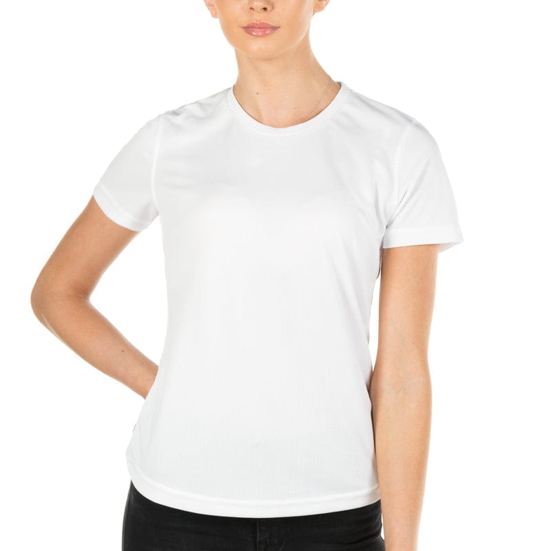 white uc316 polo shirt