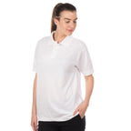 white uneek jersey polo shirt uc122