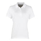 white womens coolchecker polo