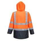 wind and rain protected flame resistant jacket