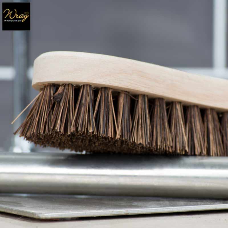 wooden hand scrub brush