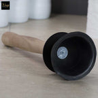 wooden handled sink plunger