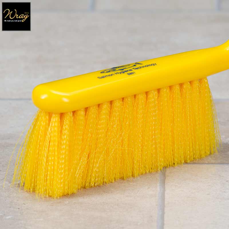 yellow bannister brushes