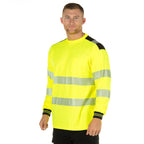 yellow black portwest hi vis
