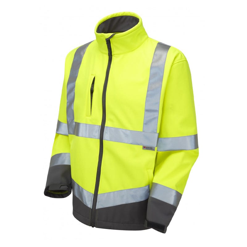 yellow buckland hi vis softshell
