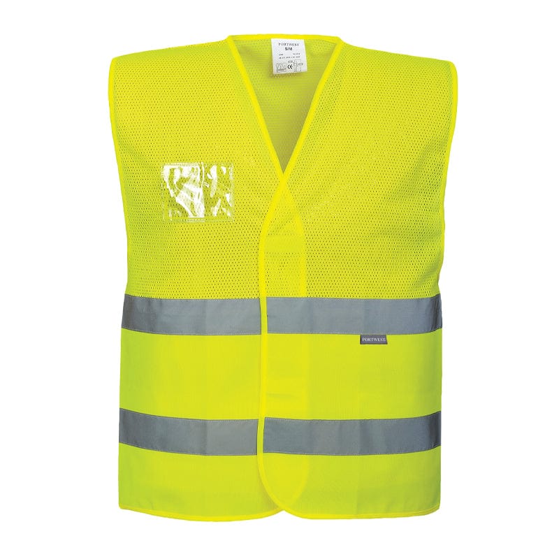 yellow c494 hi vs vest