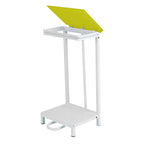 yellow colour coded sack holder frame