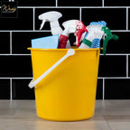 yellow durable plastic bucket