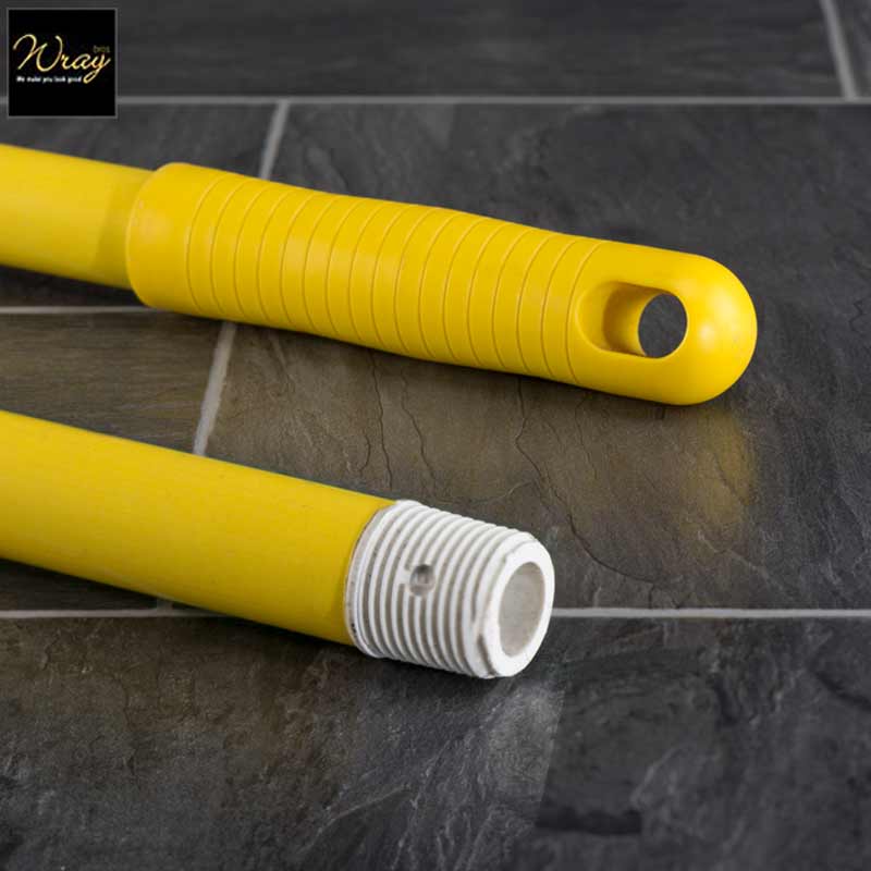 yellow floor squeegee handle