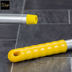 yellow handle with loop for hanging