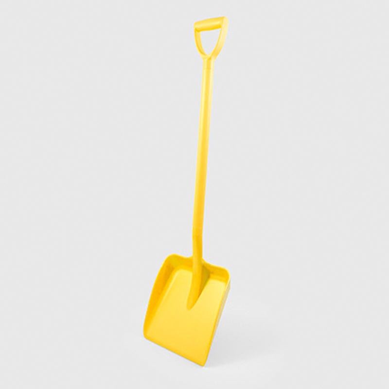 yellow heavy duty shovel