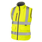 yellow hi vis bodywarmer