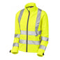 yellow hi vis softshell jacket
