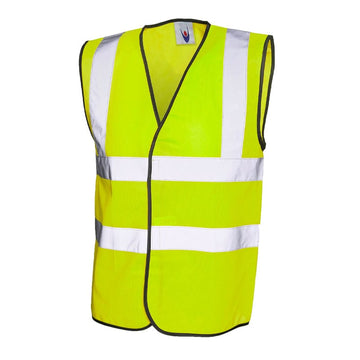 yellow hi vis vest