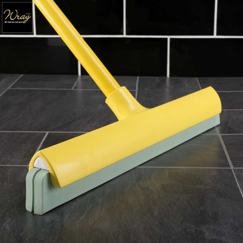 yellow hygiene floor squeegee 18 inch
