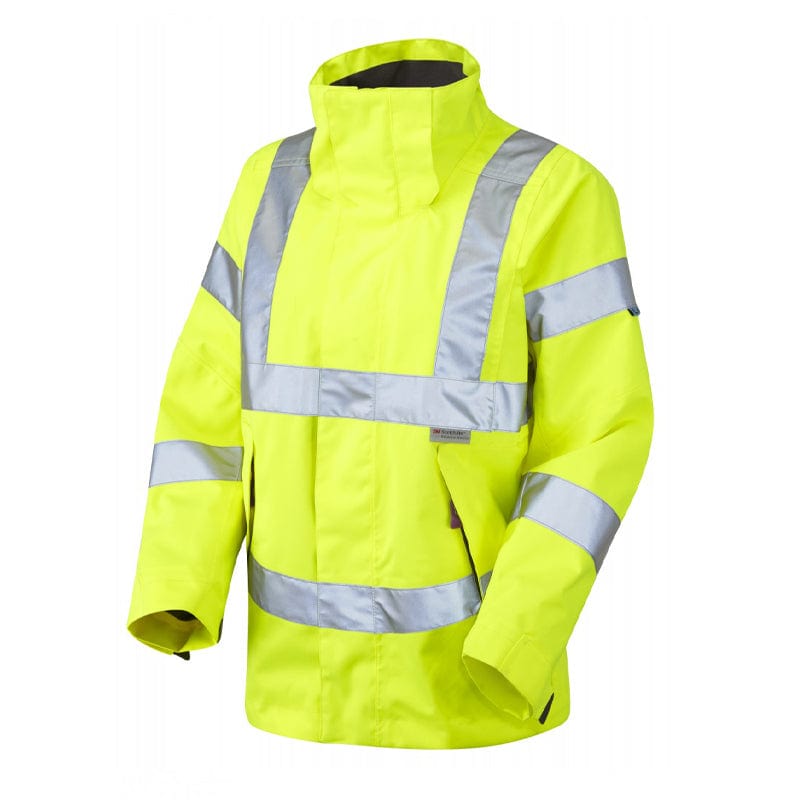 yellow leo workwear womens jacket