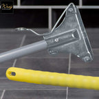 yellow lighweight metal handle
