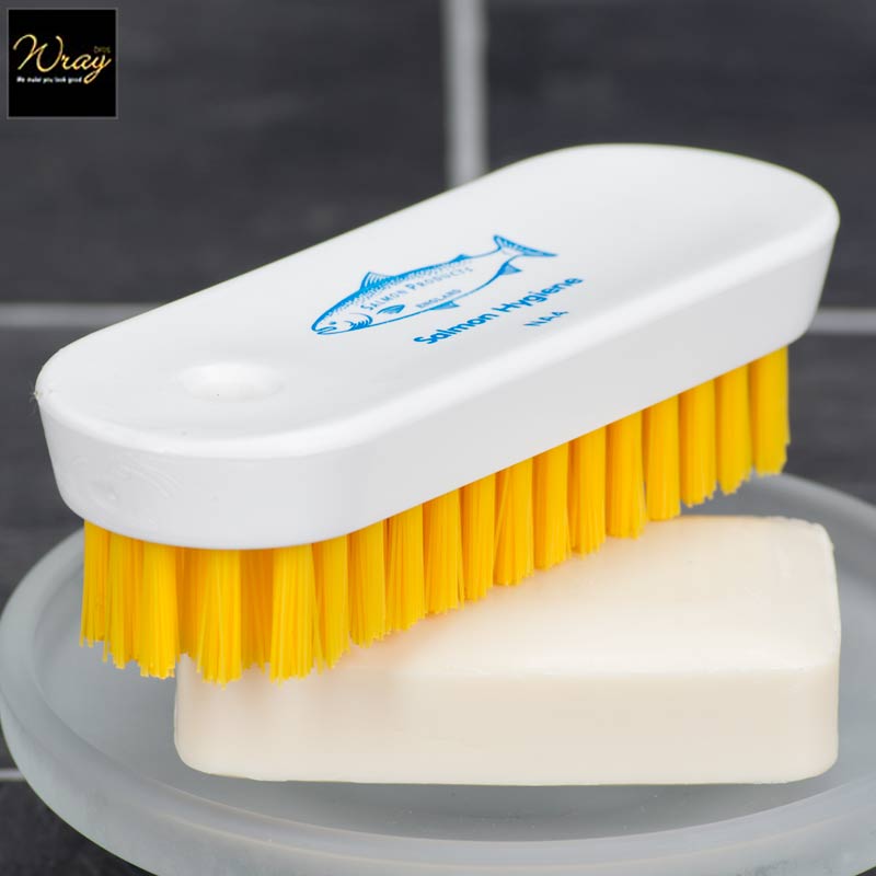 yellow machine washable nail brush