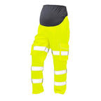 yellow maternity hi vis trousers