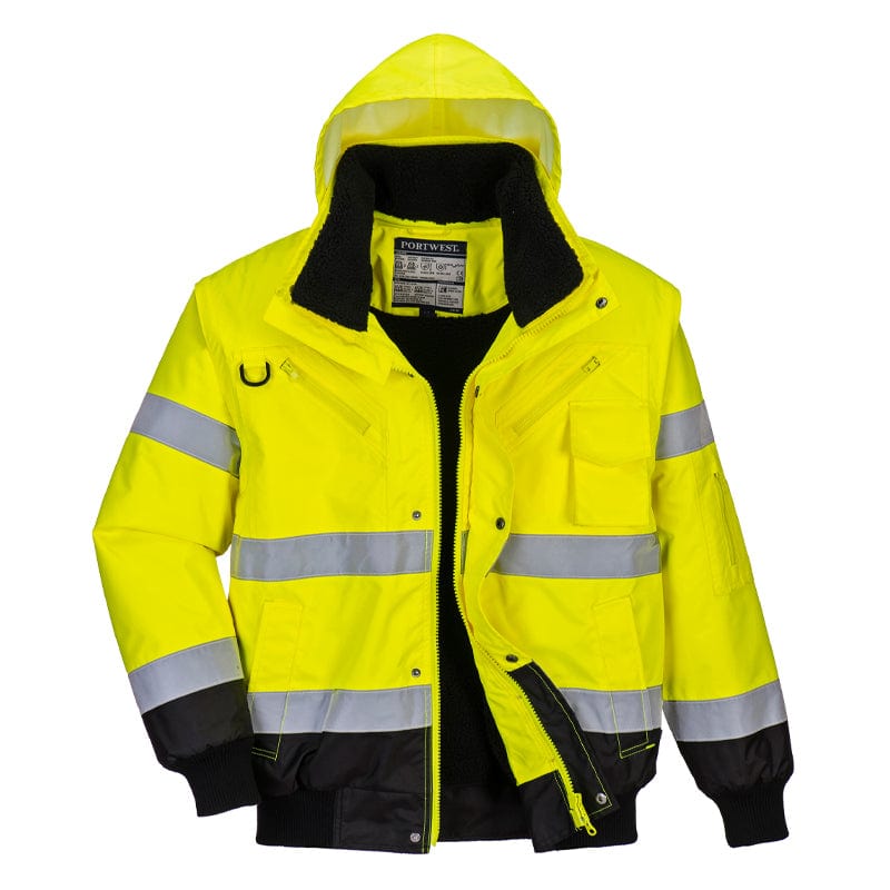 yellow navy c465 bomber jacket