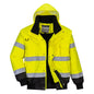 yellow navy c465 bomber jacket