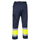 yellow navy combat trousers